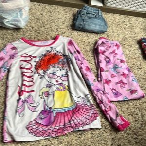 Kids Fancy Nancy pjs set from Climate is right and Disney.